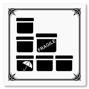 Sklad, 118x118mm, bílá, Nebraska